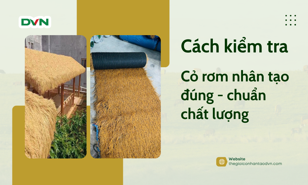 Cỏ rơm nhân tạo